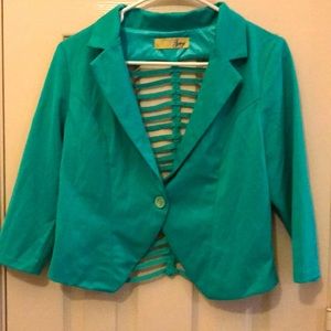 Teal Blazer
